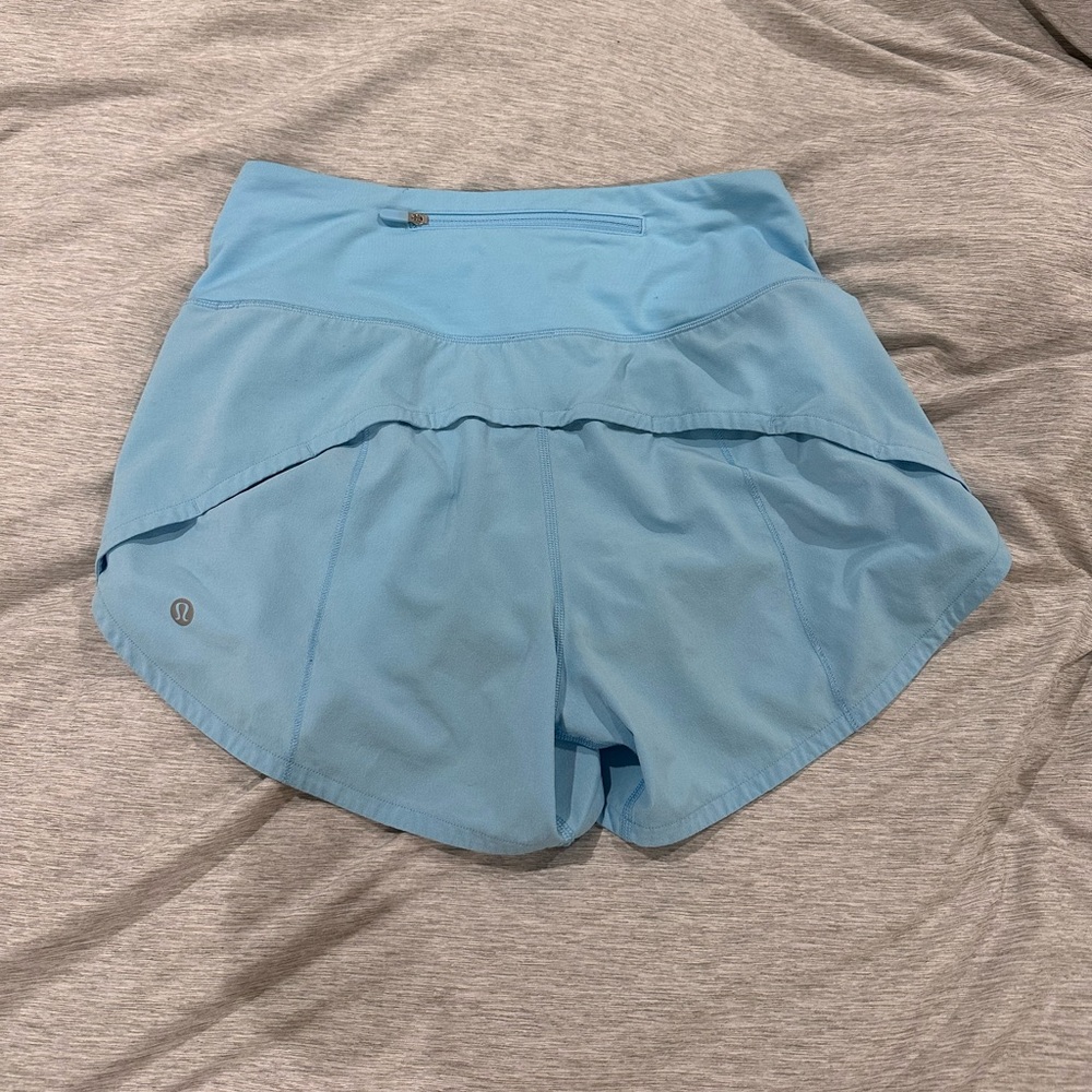 Lululemon speed up high rise lined shorts 4”
